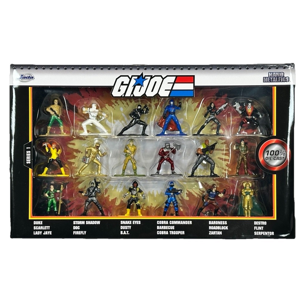 GI Joe Nano Metalfigs Series 1 18 Figure Die Cast Set Jada Toys